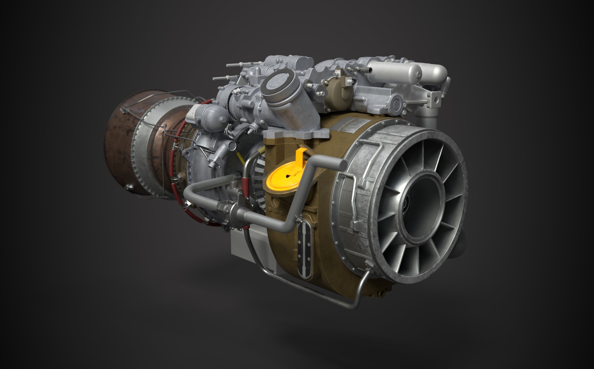 T700-701D Turbine Engine | Fab