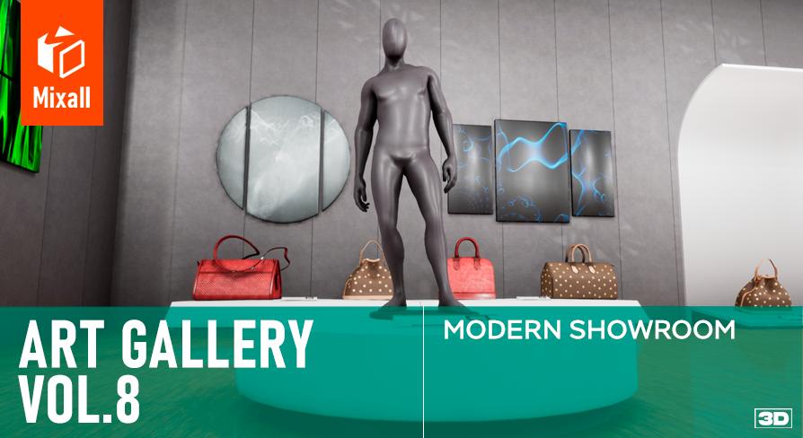 Art gallery Vol.8 - modern showroom | Fab