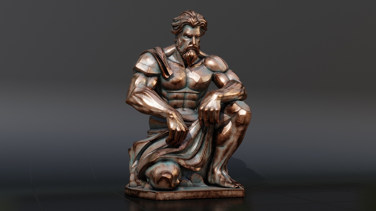Медиа 1 для объявления Statue Man