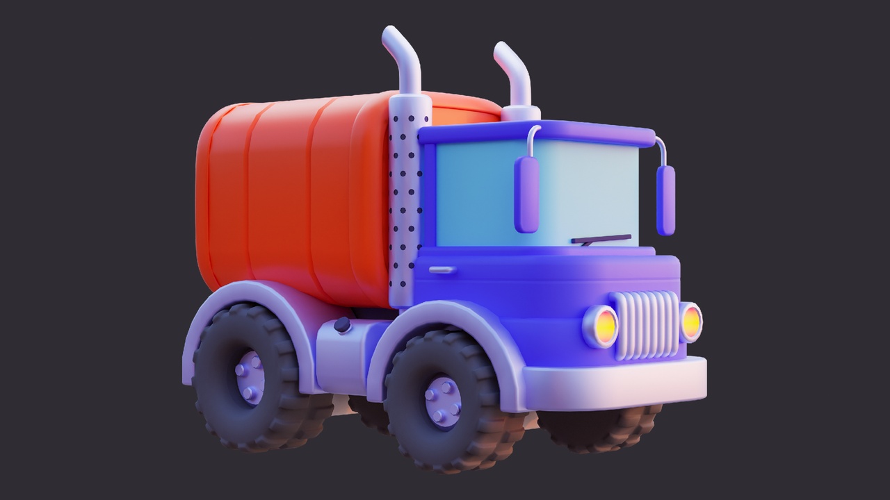 Media 1 for listing Low Poly Truck