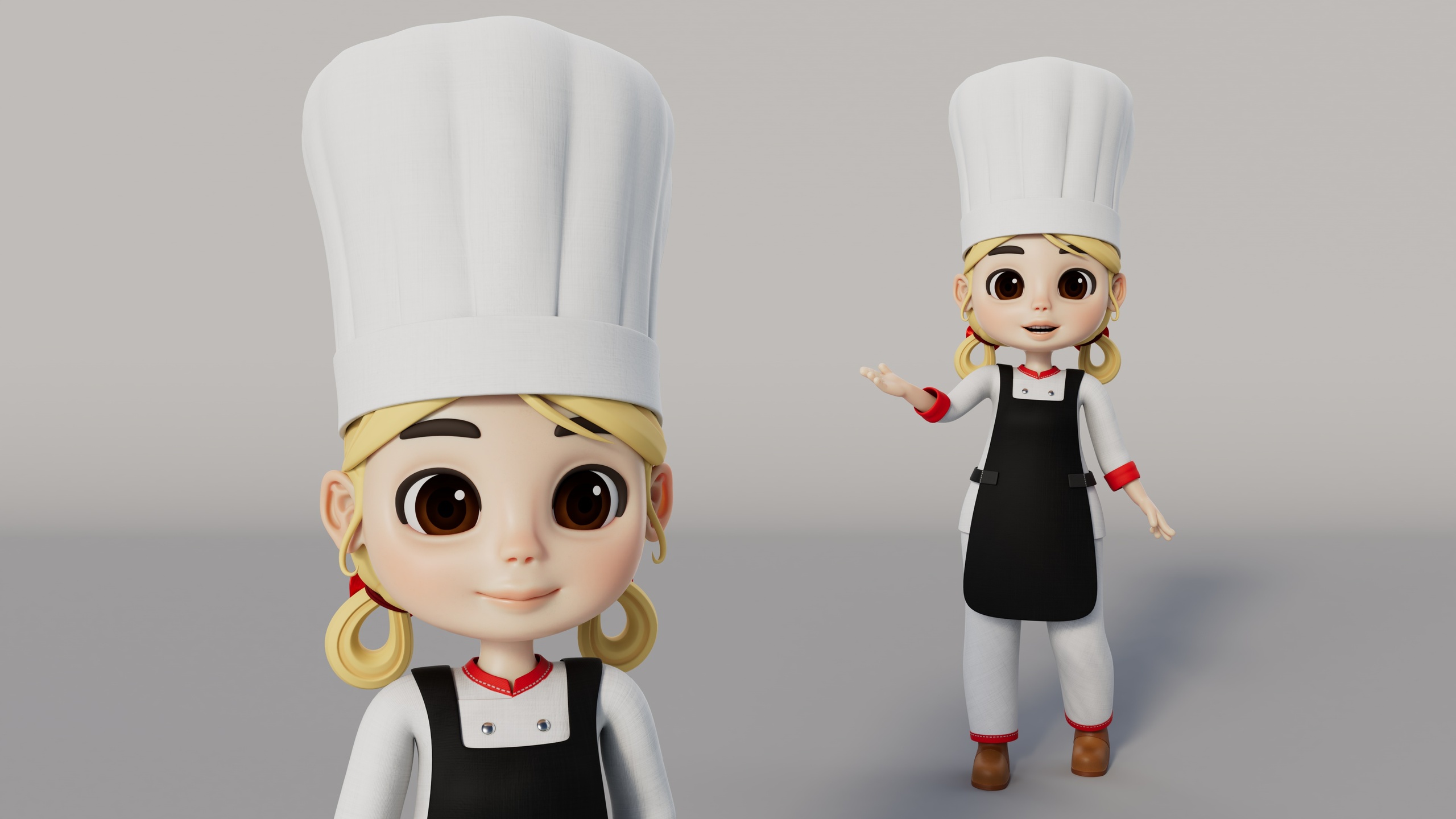 Media 1 for listing Rigged Cartoon Chef