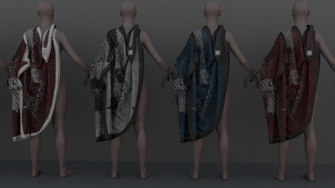 Media 1 for listing High quality Cape 7 Colors