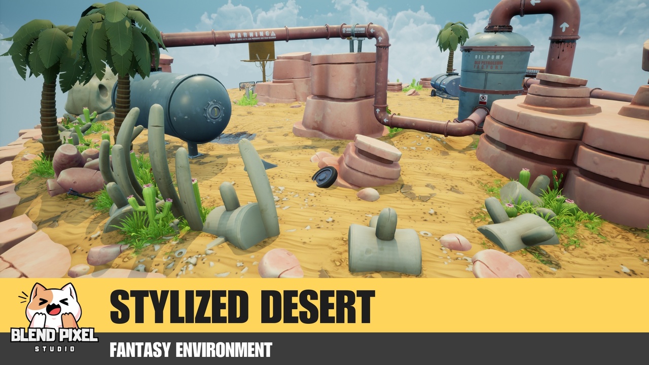 Medium 1 für Eintrag Fantasy Environment - Stylized Desert