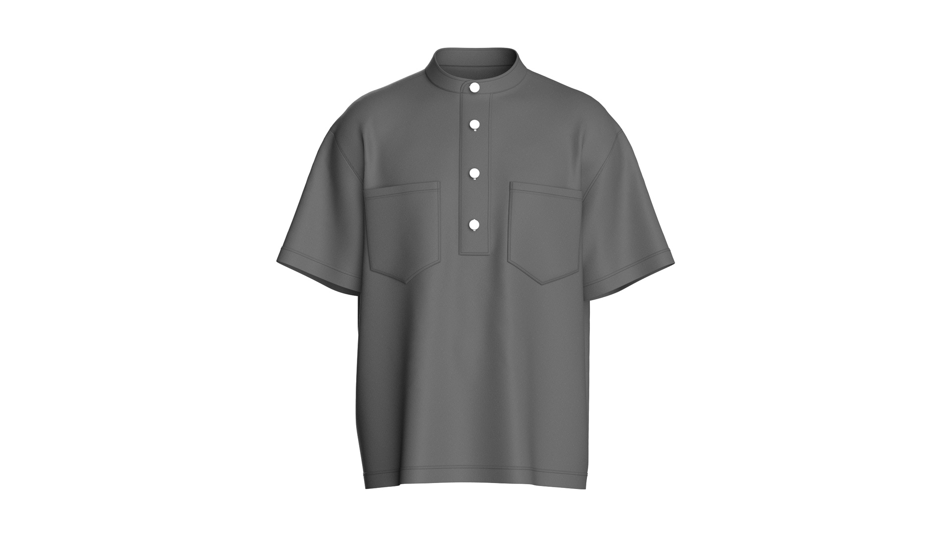 Media 1 for listing Men Overesized Dual - Pocket Shirt | High Poly