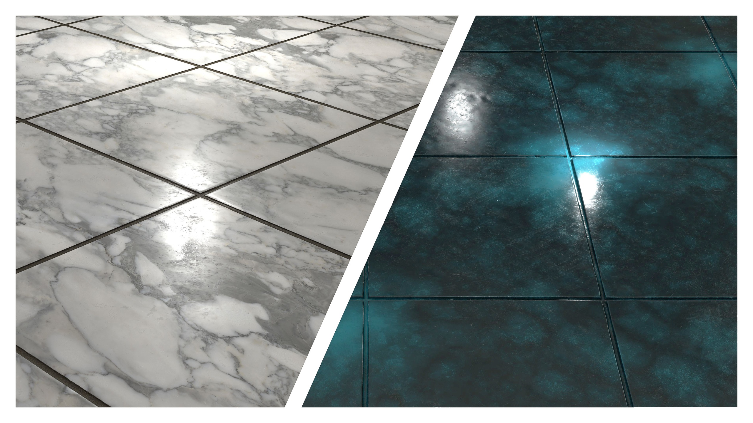 Media 1 for listing Floor Tile 8K PBR Texture Combo