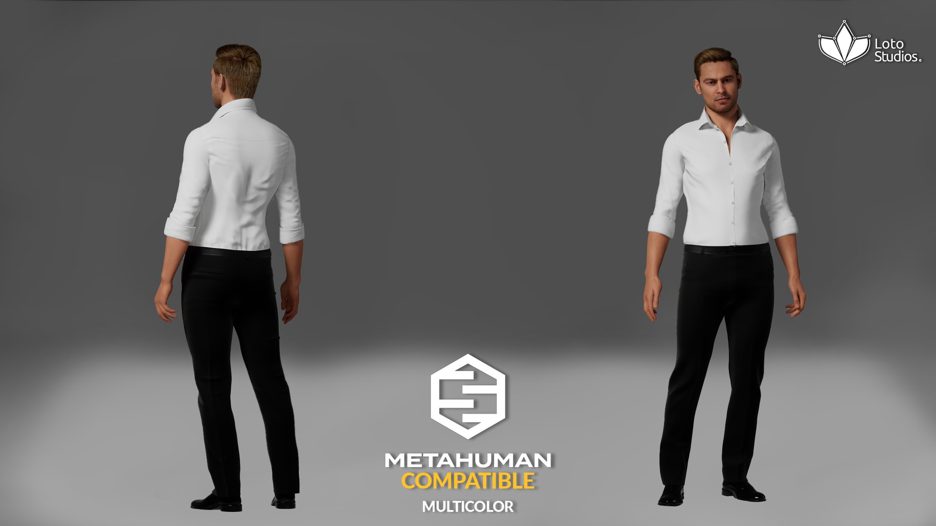 Media 1 for listing Business Casual Outfit - Metahuman Compatible