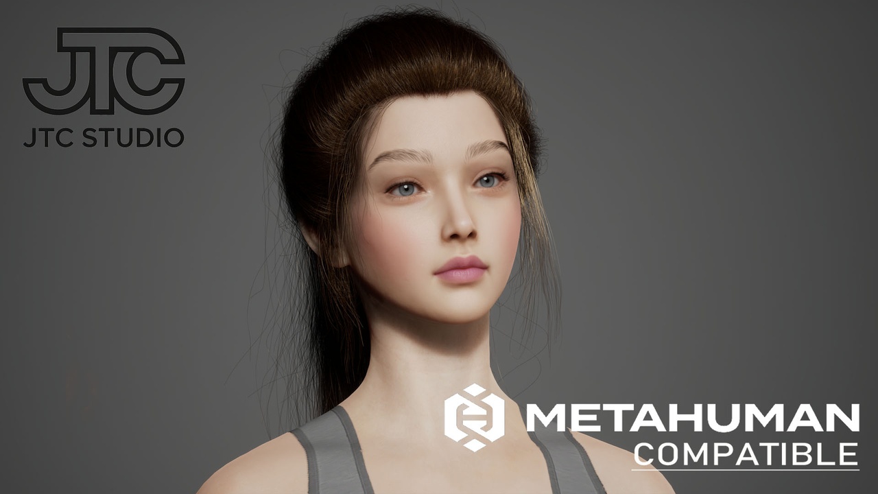 Media 1 for listing Lidya — Realistic Editable MetaHuman Character —— 莉迪亚 — 写实可编辑角色