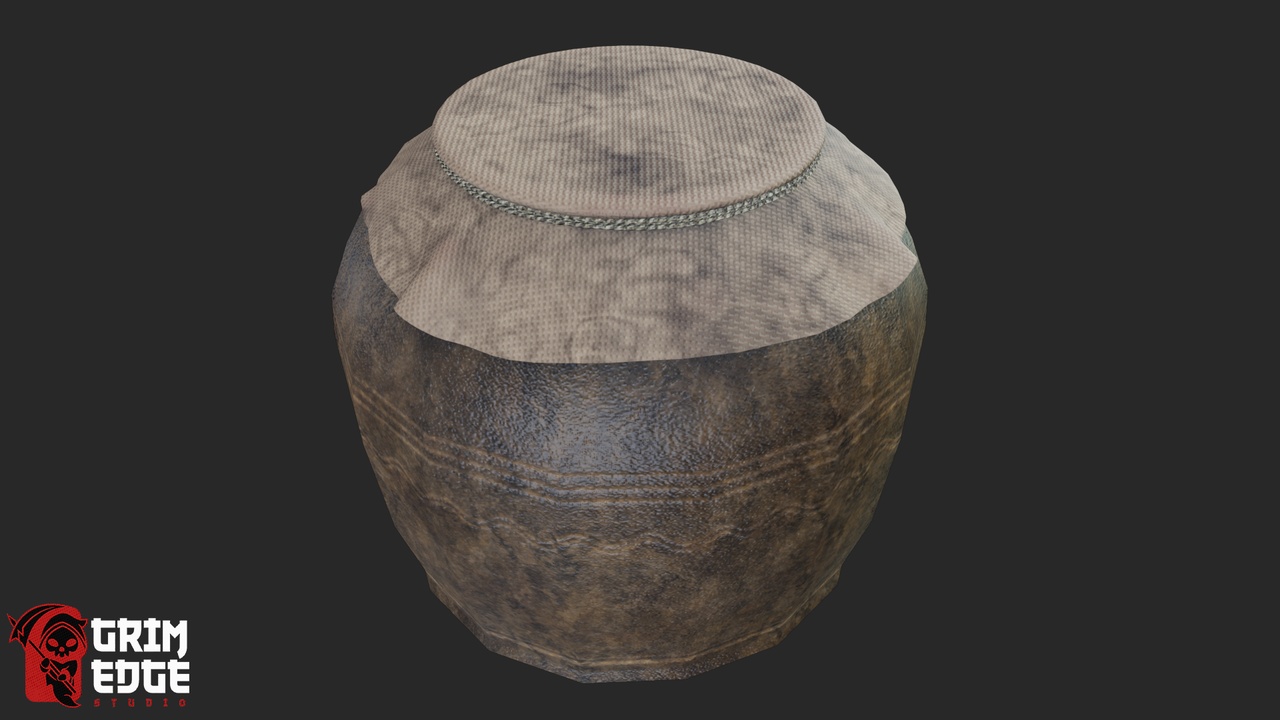 Media 1 for listing Medieval Food Stall Pot 03