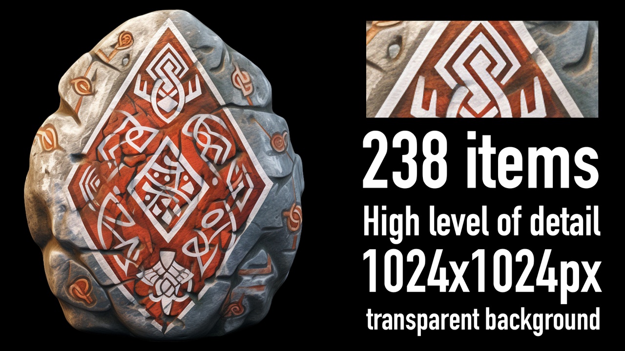 Media 1 for listing Rune stones