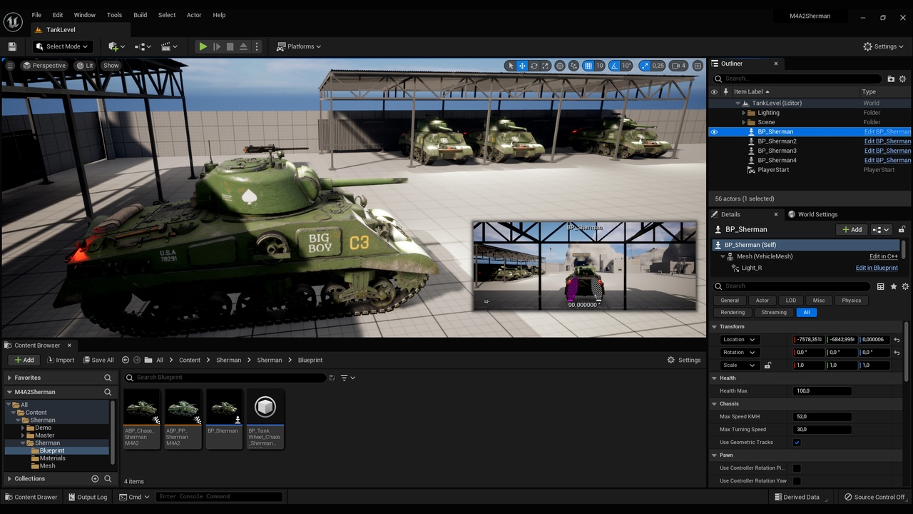 Media 1 for listing Tank Drivable Sherman Battle Tank
