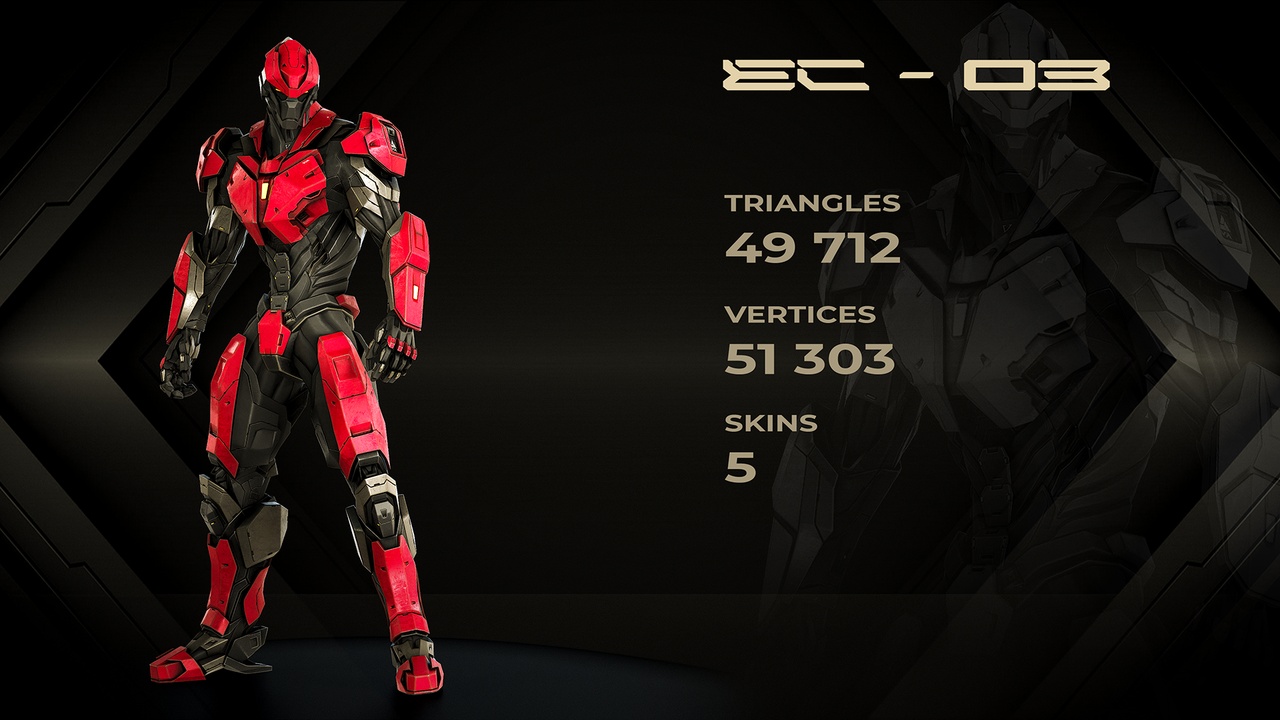 Media 1 for listing SciFI Cyber Robot 03