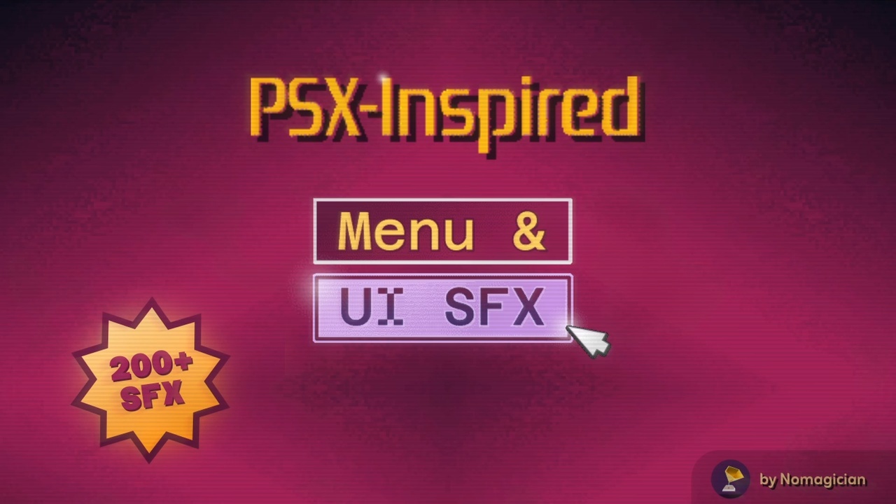 Media 1 for listing PSX & Retro UI SFX (Vol.1)