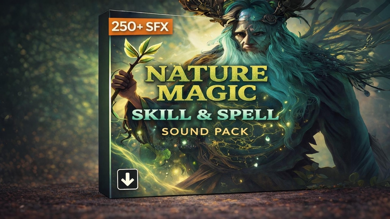 Media 1 for listing Nature Magic Skill Spell Sound Pack