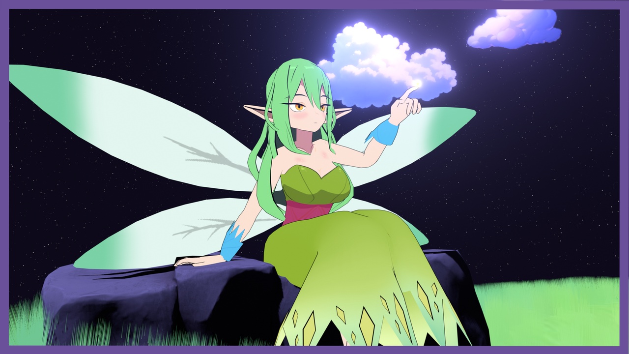 Media 1 for listing Fairy Woman - Anime 3D Fairy Waifu