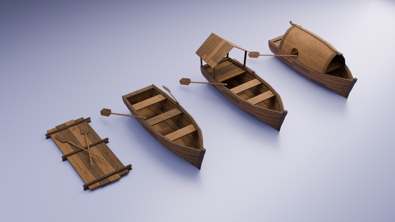 Media 1 for listing Wooden Boat Pack