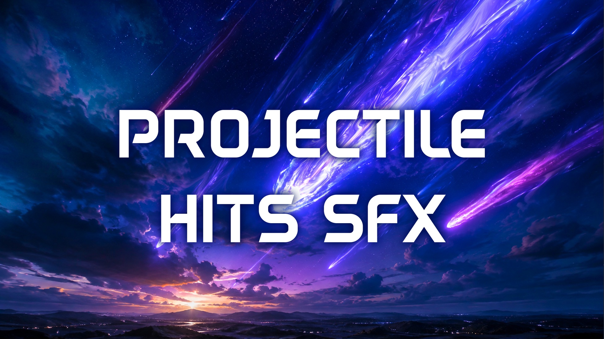 Media 1 for listing SFX Hit sounds for projectiles