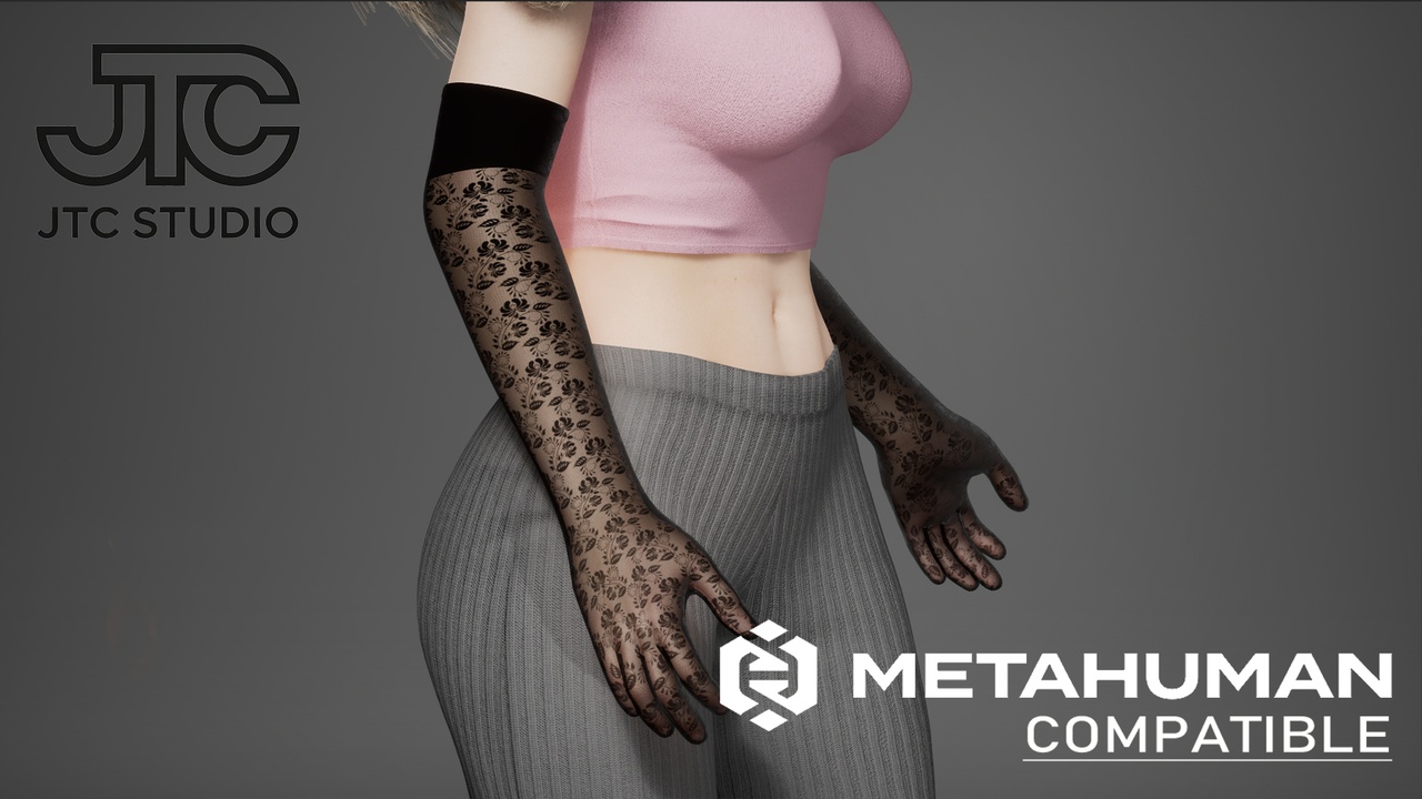 Media 1 for listing Nylon Gloves01 v1.1 for Metahuman
