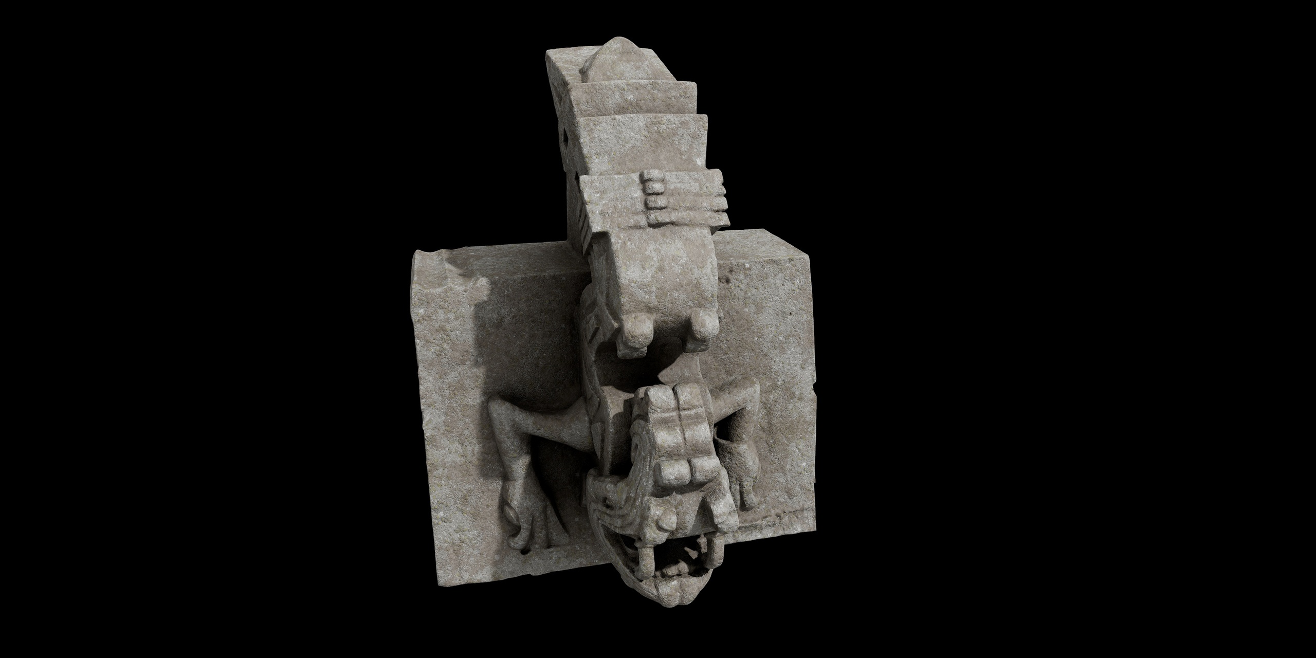Media 1 for listing Aztec Temple Ornament
