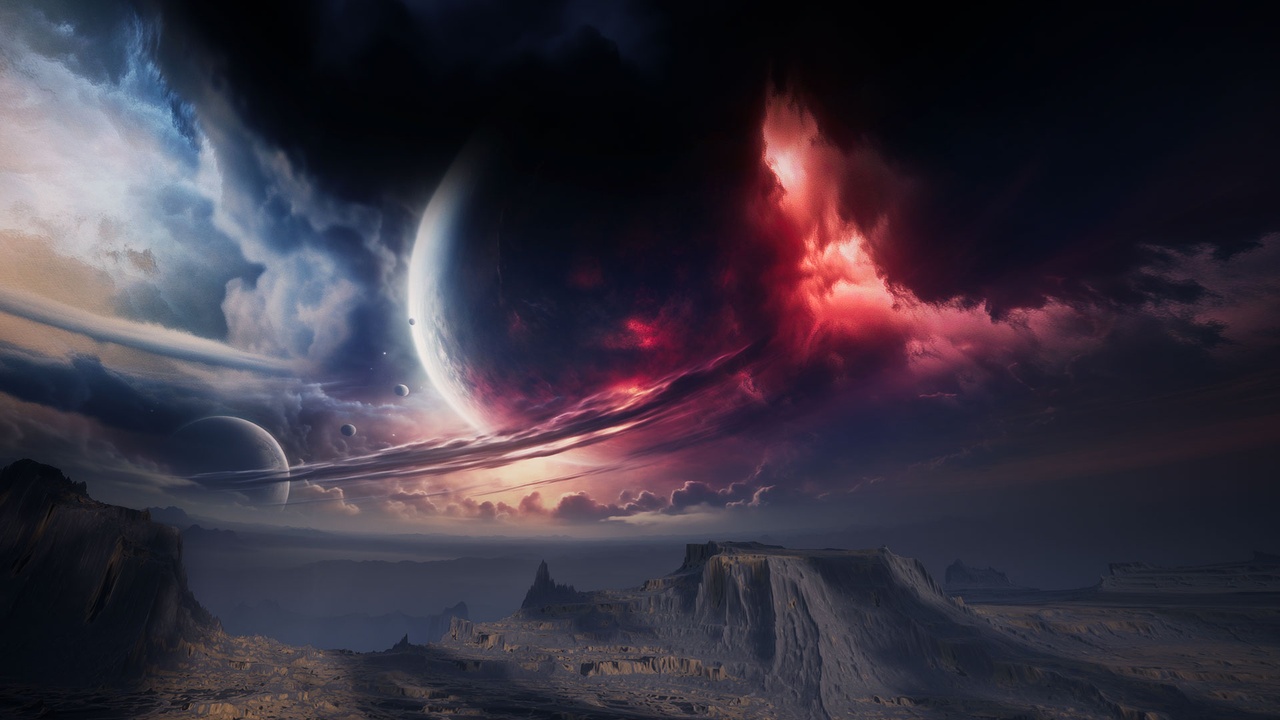 Media 1 for listing Matte Painting Skybox Pack: Sci Fi Skies