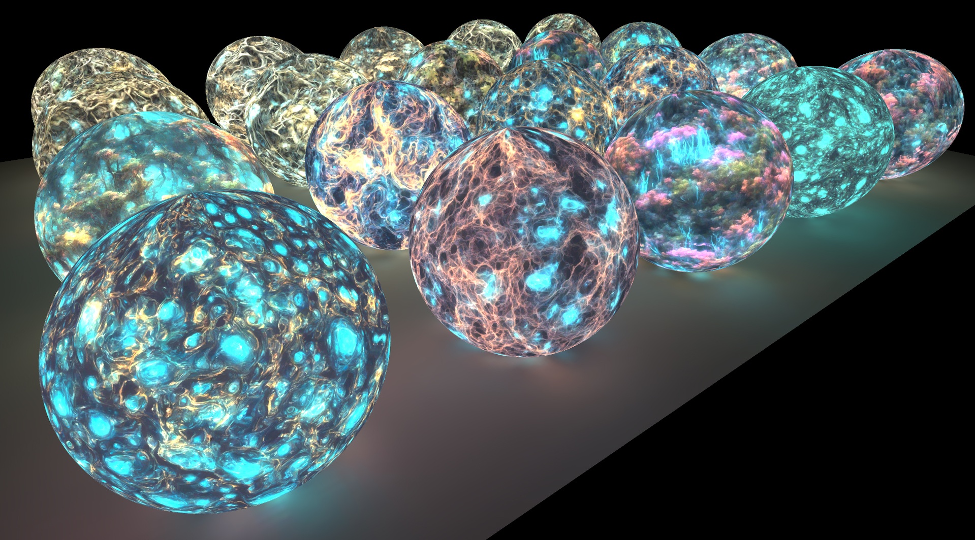 Media 1 for listing Bioluminescent Alien Materials - BananaMonkey