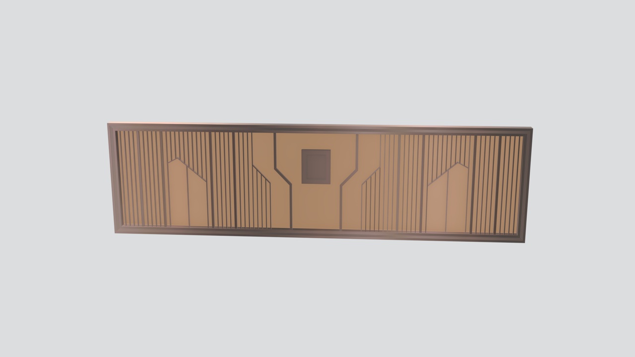 Media 1 for listing Traditional Chinese Garden Feature Wall 3D Model