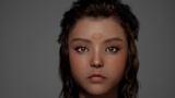 Editable MetaHuman Beauty - Huang Xiaoyun.With hair, no clothing ...