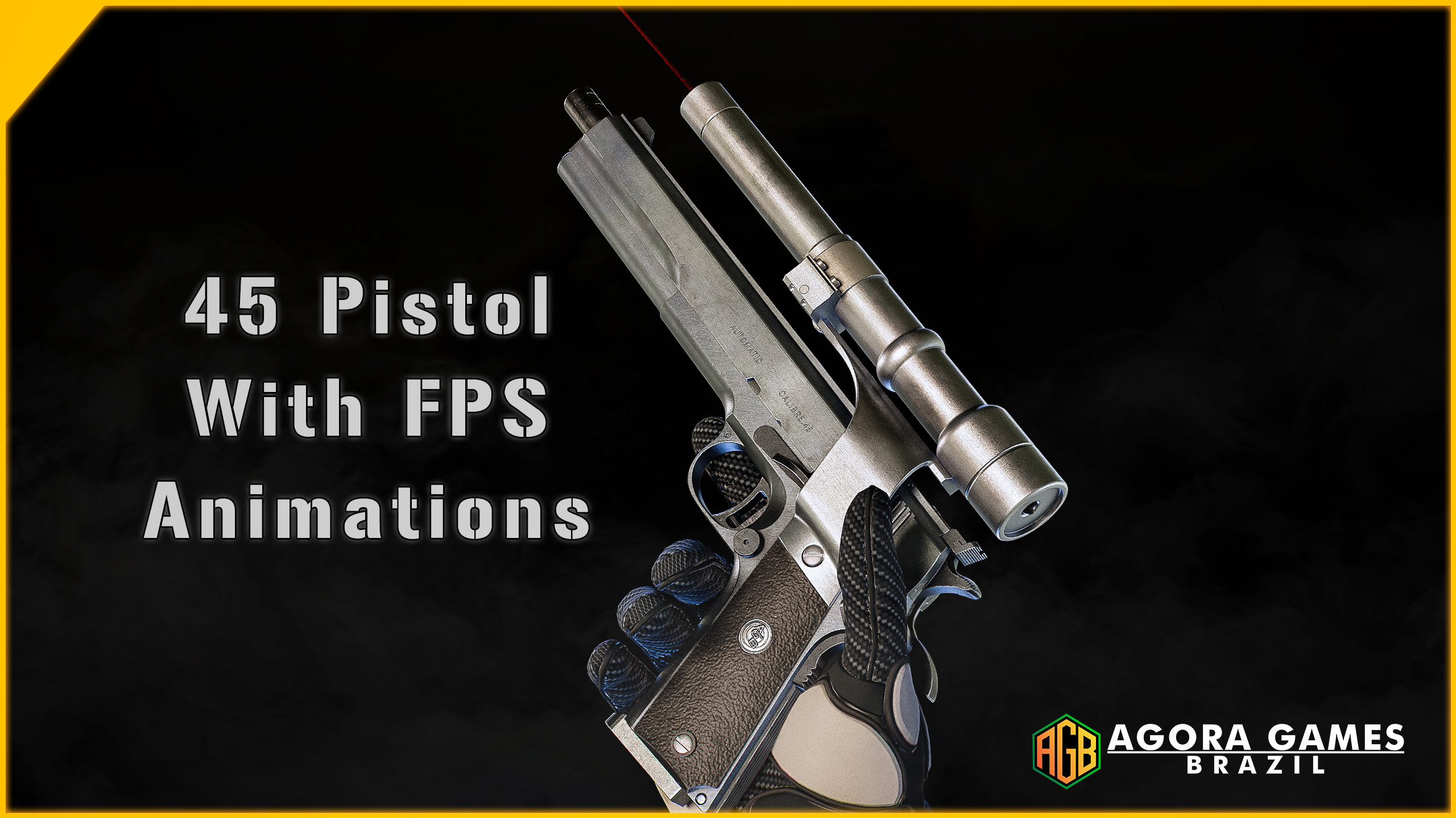 45 Pistol With FPS Animations | Fab