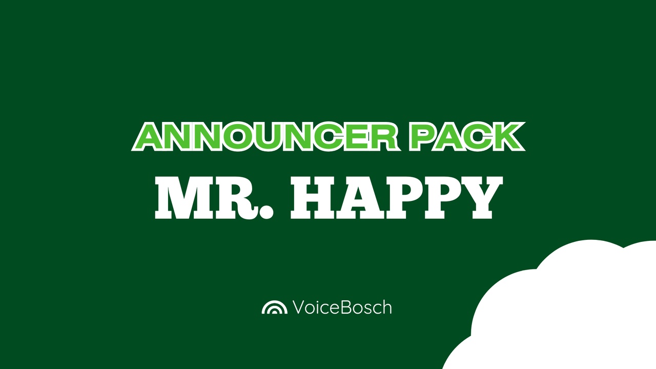 出品Mr. Happy - Announcer Packのメディア1