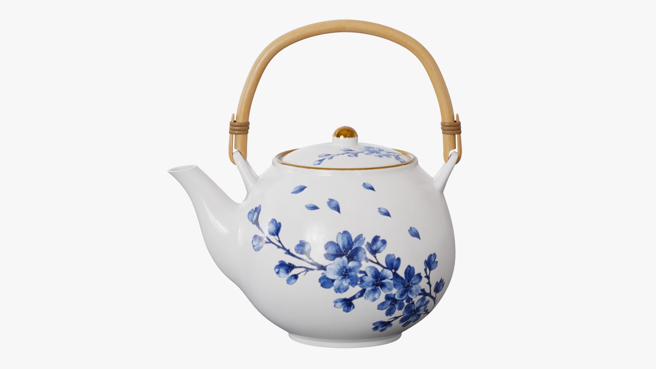 Media 1 for listing Japanese porcelain teapot