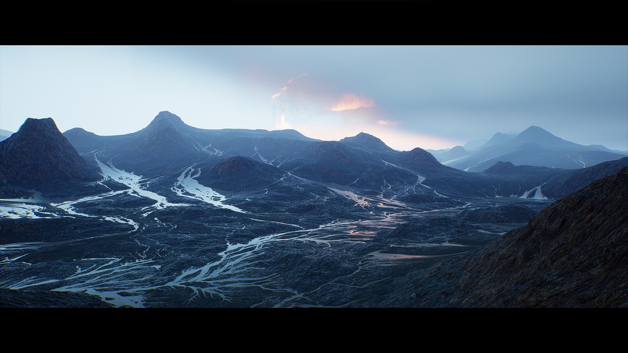 Media 1 for listing DARK ROCK LANDSCAPE