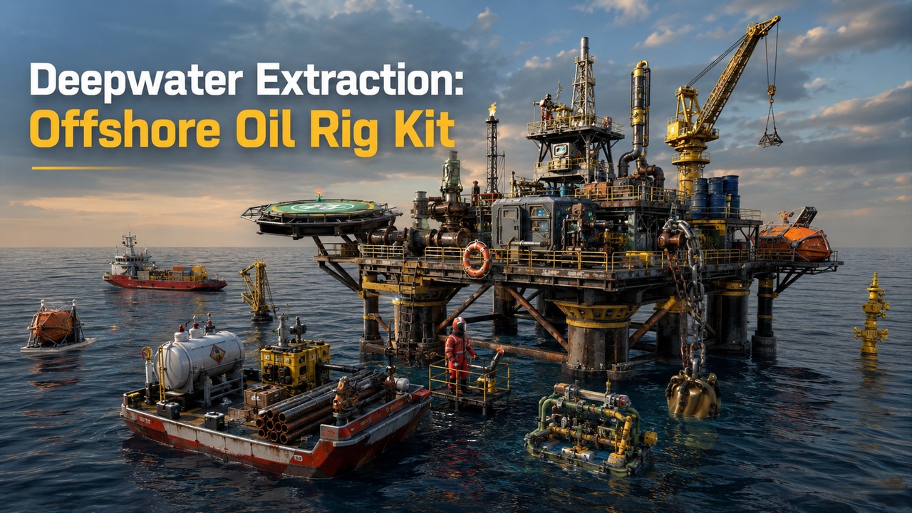 Media 1 for listing Deepwater Extraction: Offshore Oil Rig Kit
