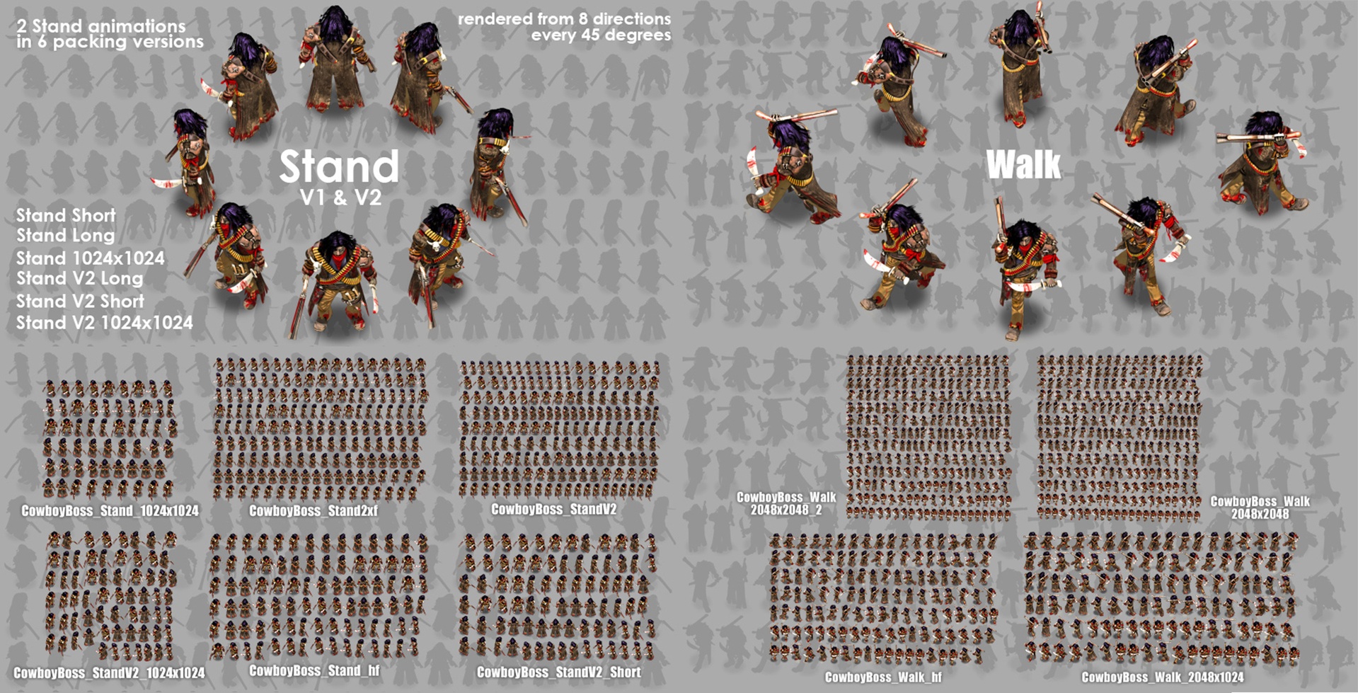 Media 1 for listing 2D Cowboy Brut Character