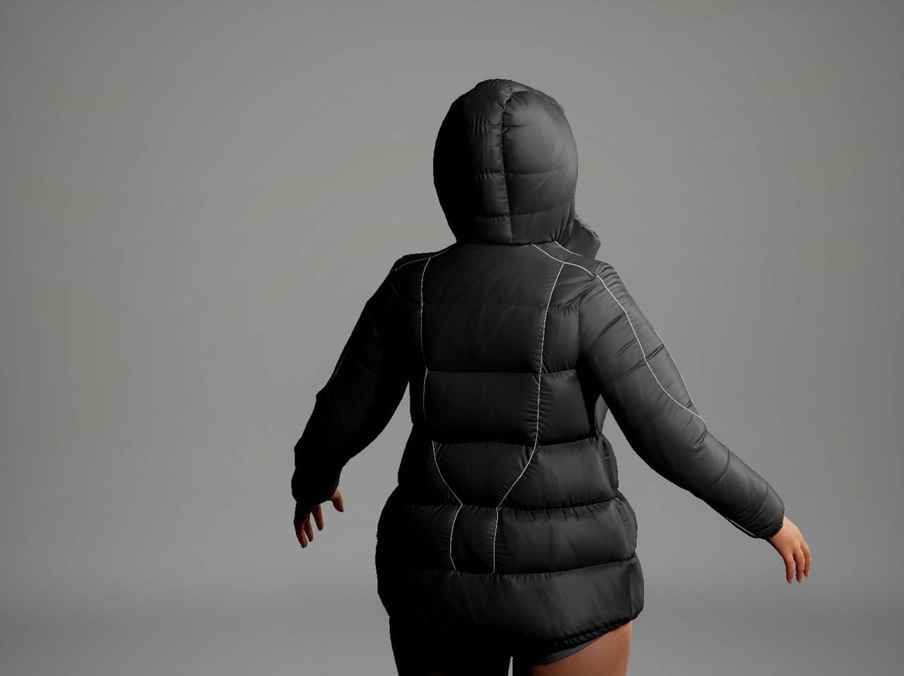 Puffer 1 - 参数化身体 - 绑定 - 全MH体型与UE5骨骼 - Puffer 1 - Parametric Body - Rigged - All MH Bodies & UE5 Skeletons