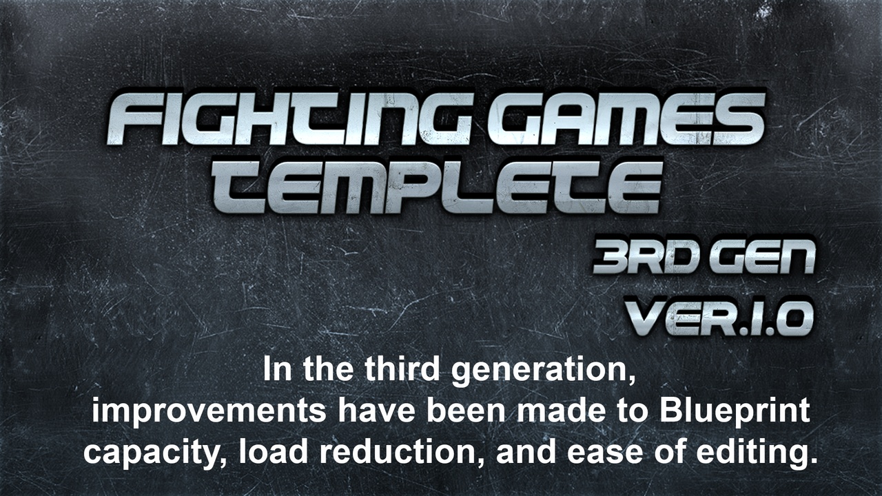 Media 1 for listing Fighting games template project