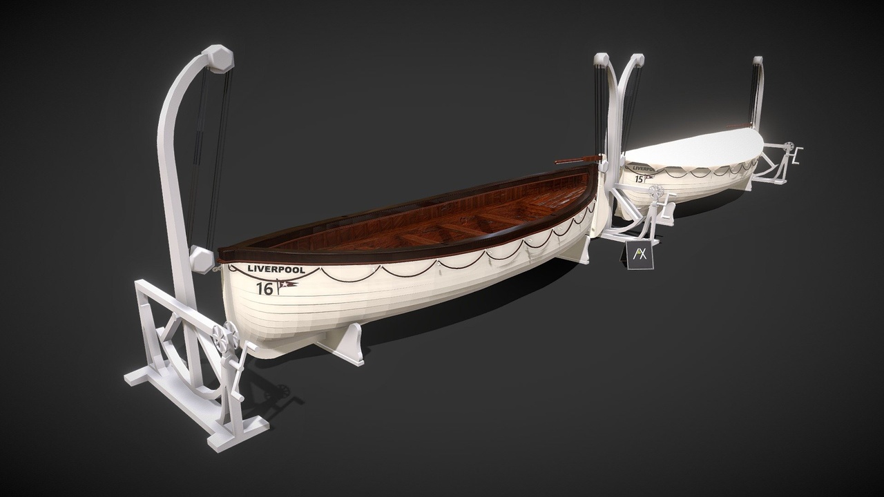 Media 1 for listing Titanic Lifeboat