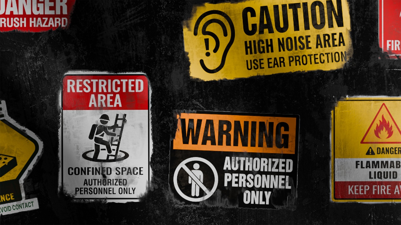 Media 1 for listing Industrial Safety & Hazard Decals – 4K PNG Alphas & Vectors