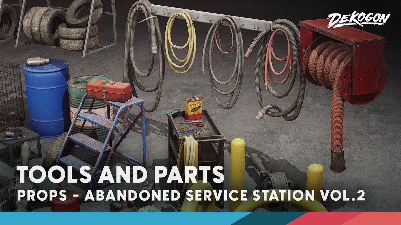 Media 1 for listing Abandoned Service Garage - VOL.2 - Tools and Parts