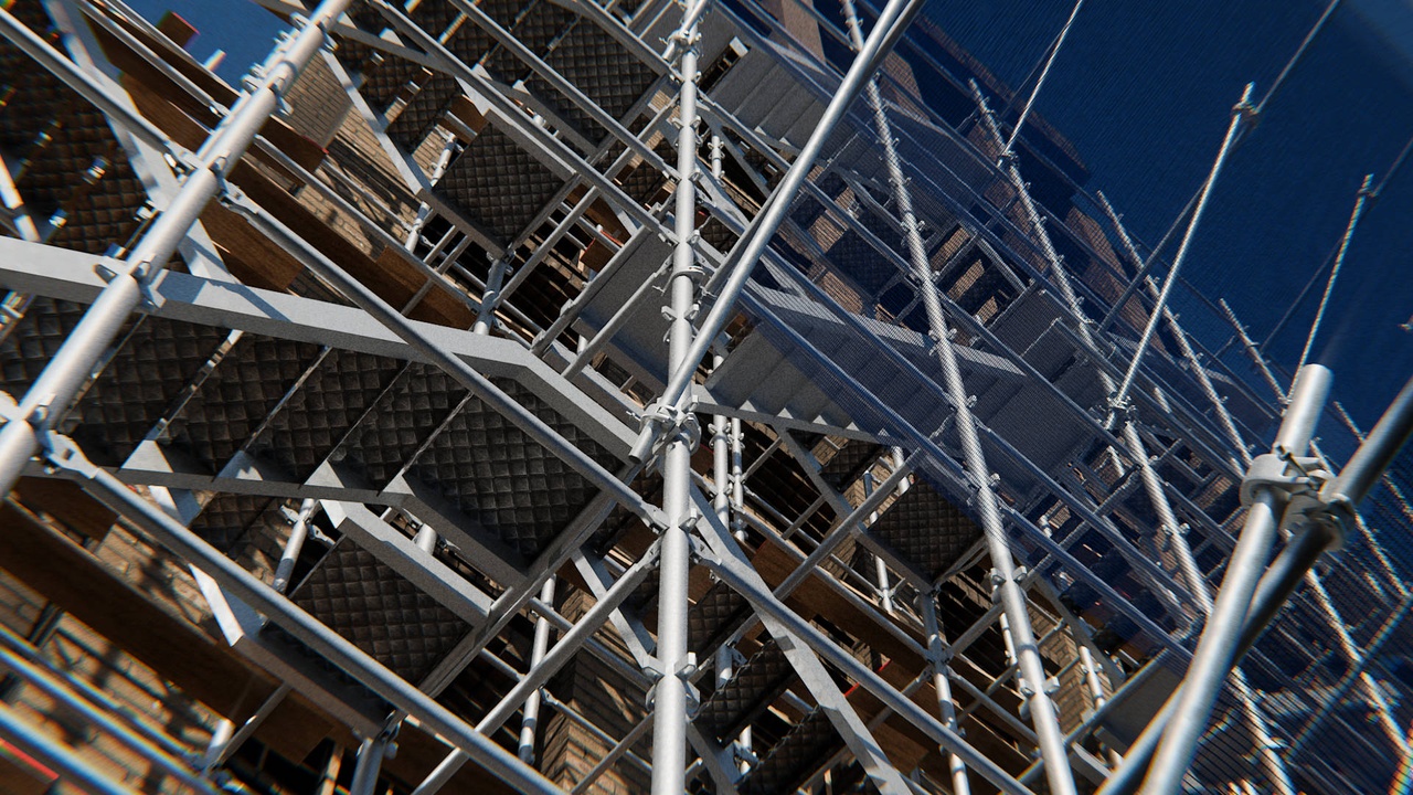 Media 1 for listing Modular scaffold staging platform 3d model kit for construction 3D model