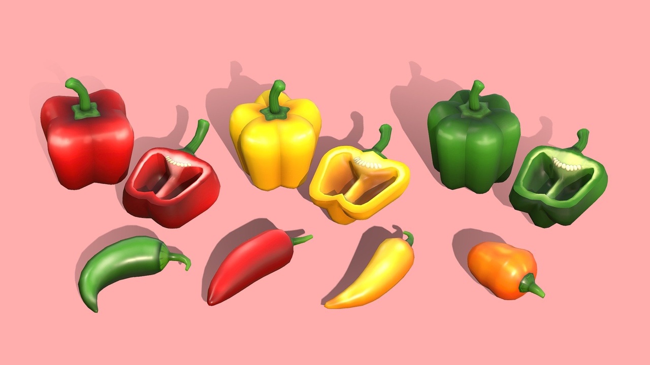 Hot and Sweet Peppers 제품 등록을 위한 미디어 1개