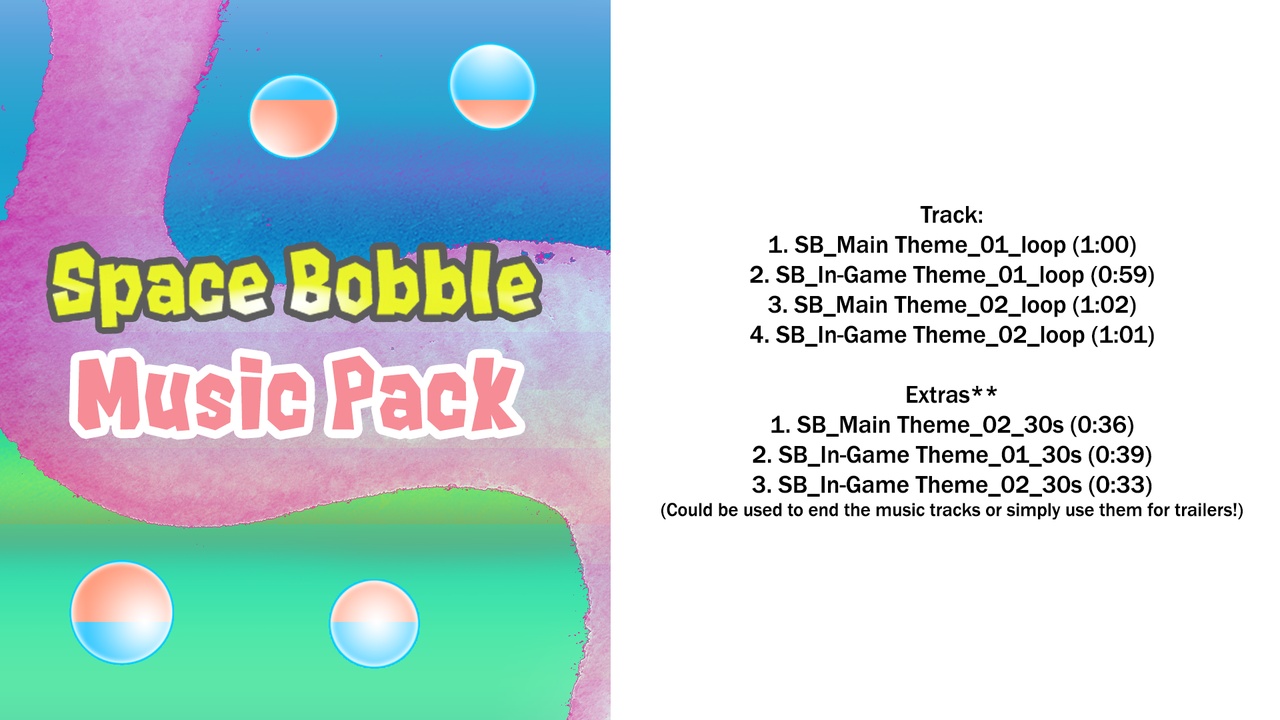 Media 1 for listing Space Bobble Music Pack