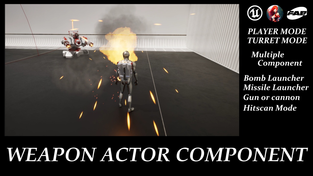 Media 1 for listing Weapon Actor Component