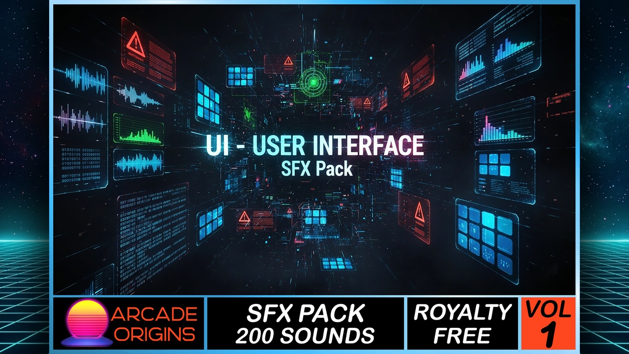 Media 1 for listing UI - User Interface SFX Pack - Vol. 1