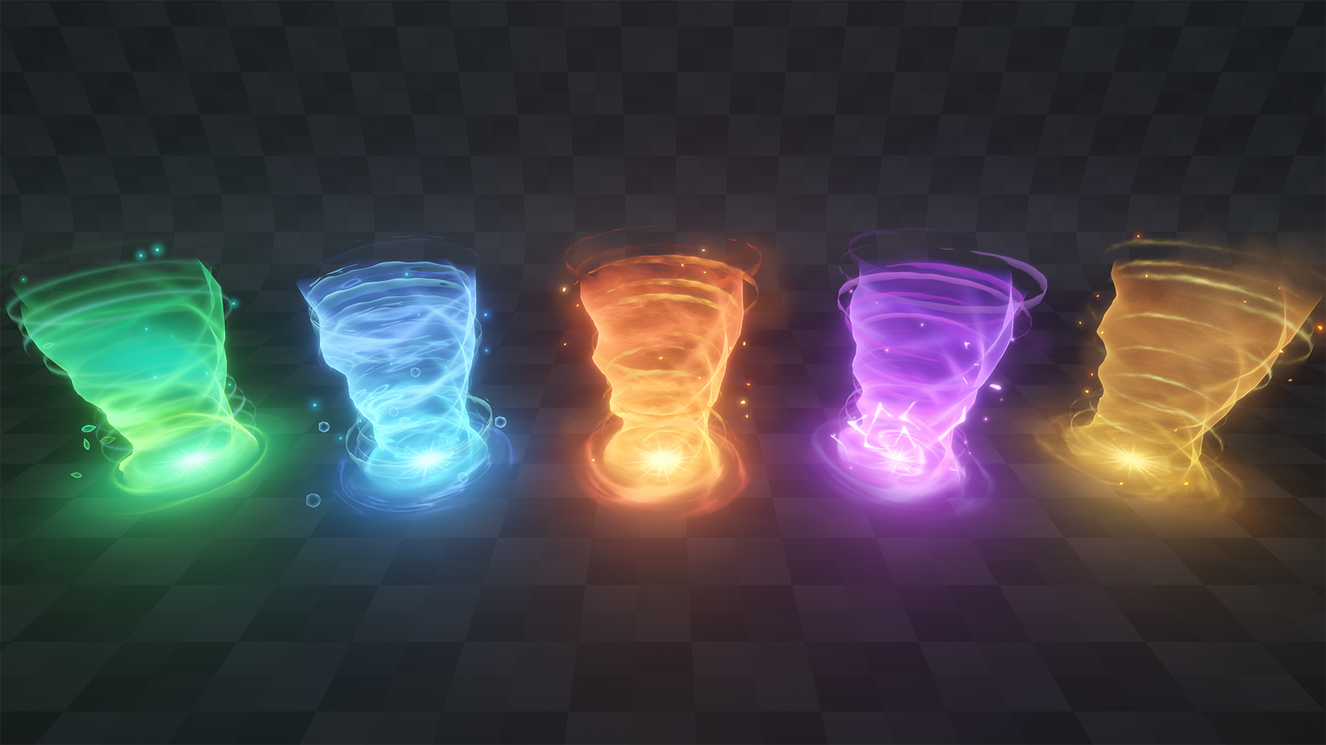 Unity VFX Tornado Effect Pack4 | Fab