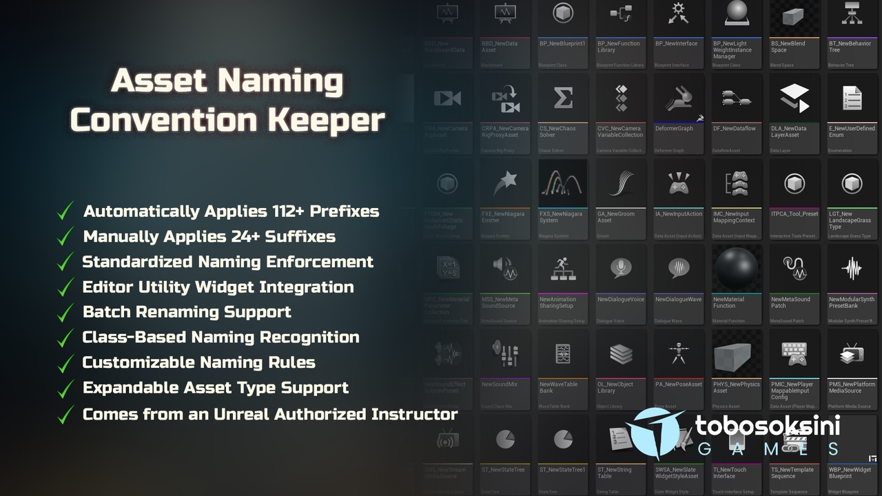 Media 1 for listing Asset Naming Convention Keeper