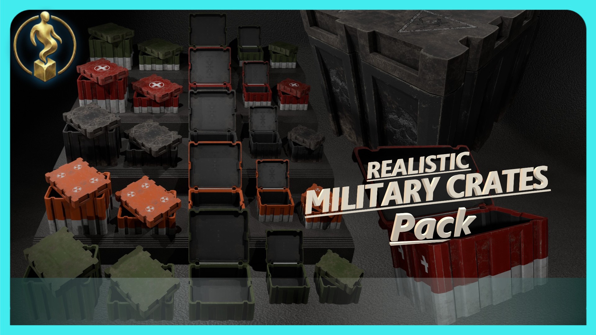 Military Crates Pack With 5 Textures / Skins / Materials | Fab