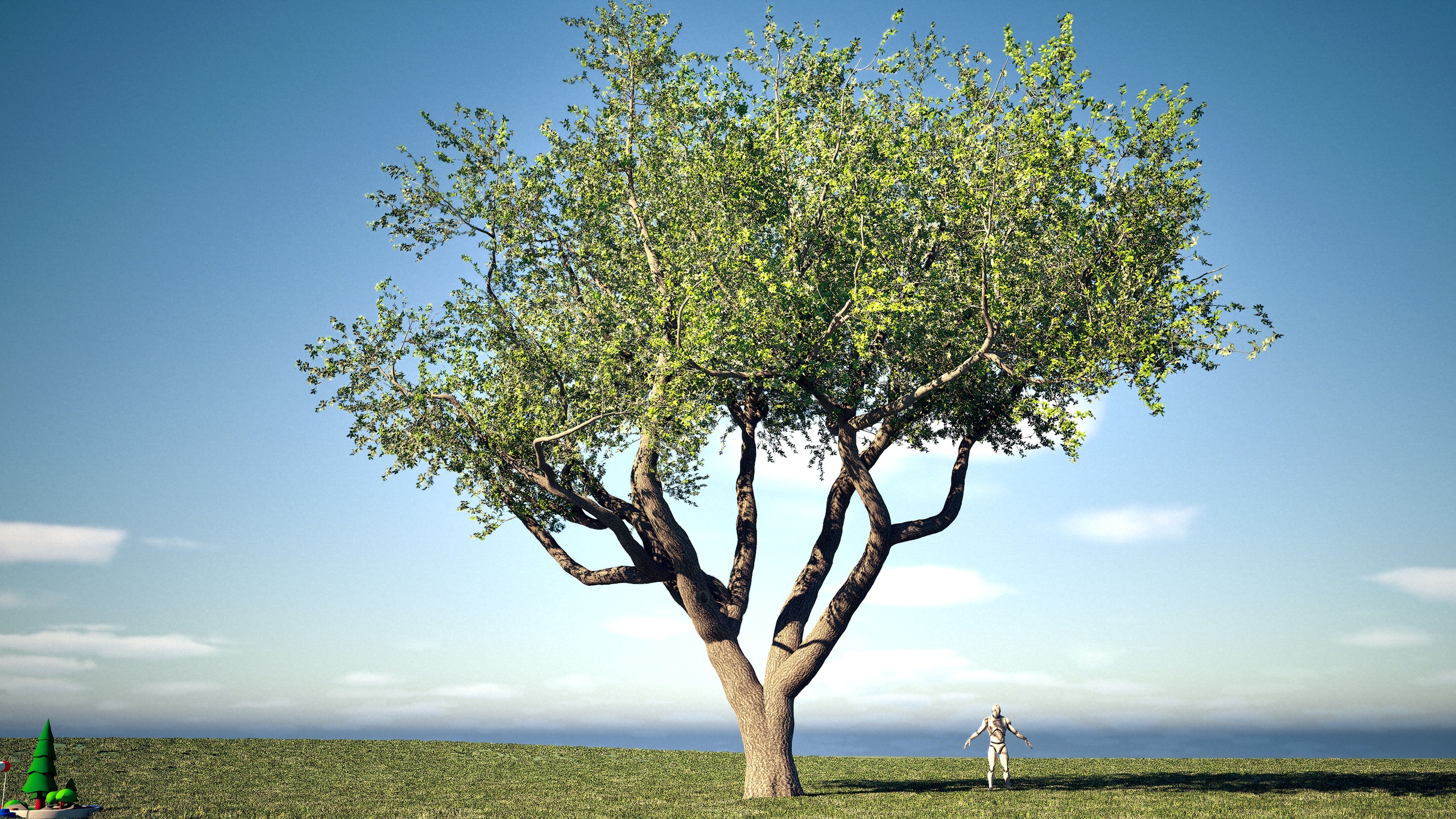 Media 1 for listing Mature Live Oak Tree 001 - Quercus Virginiana | Procedural Wind | Nanite | Voxel