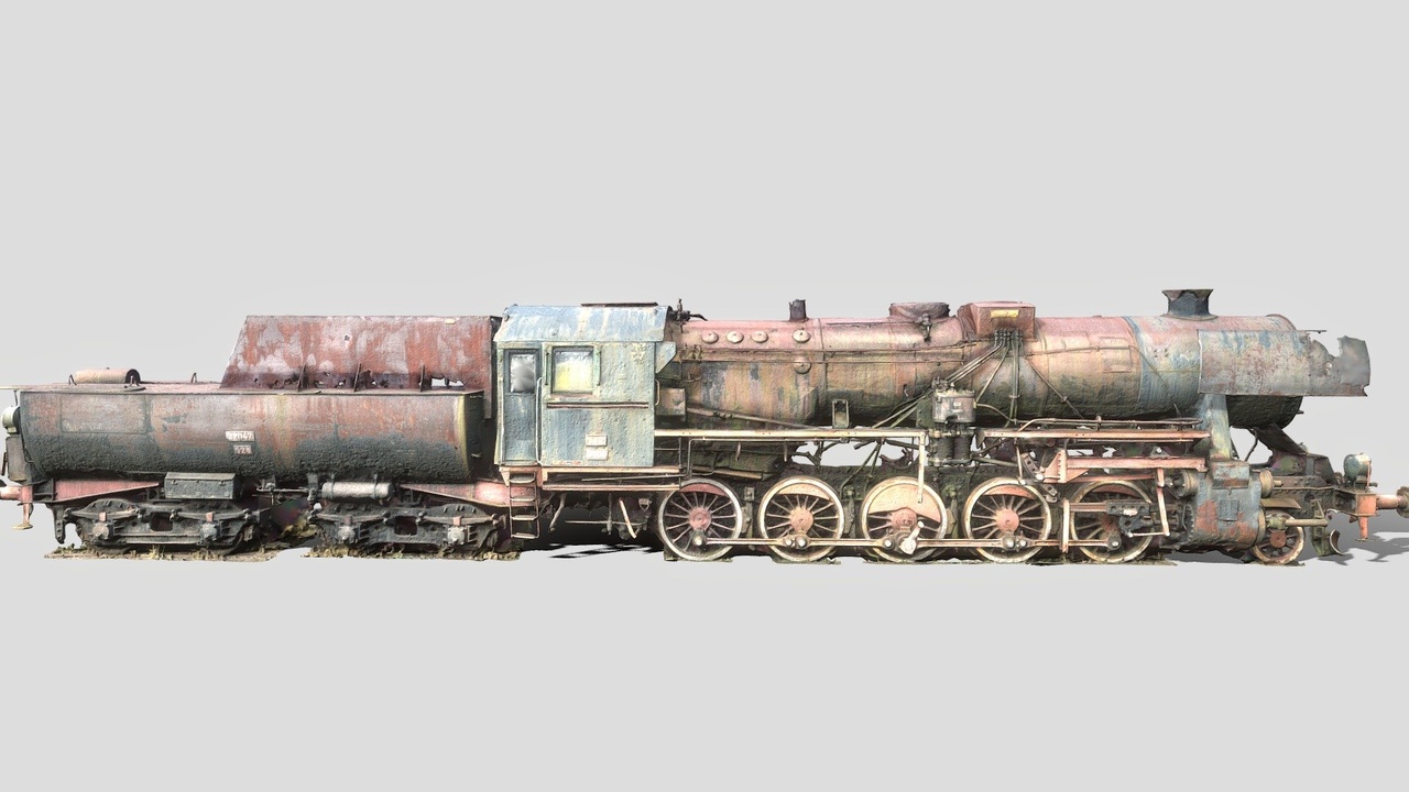Media 1 for listing Rusty Steam Locomotive #2