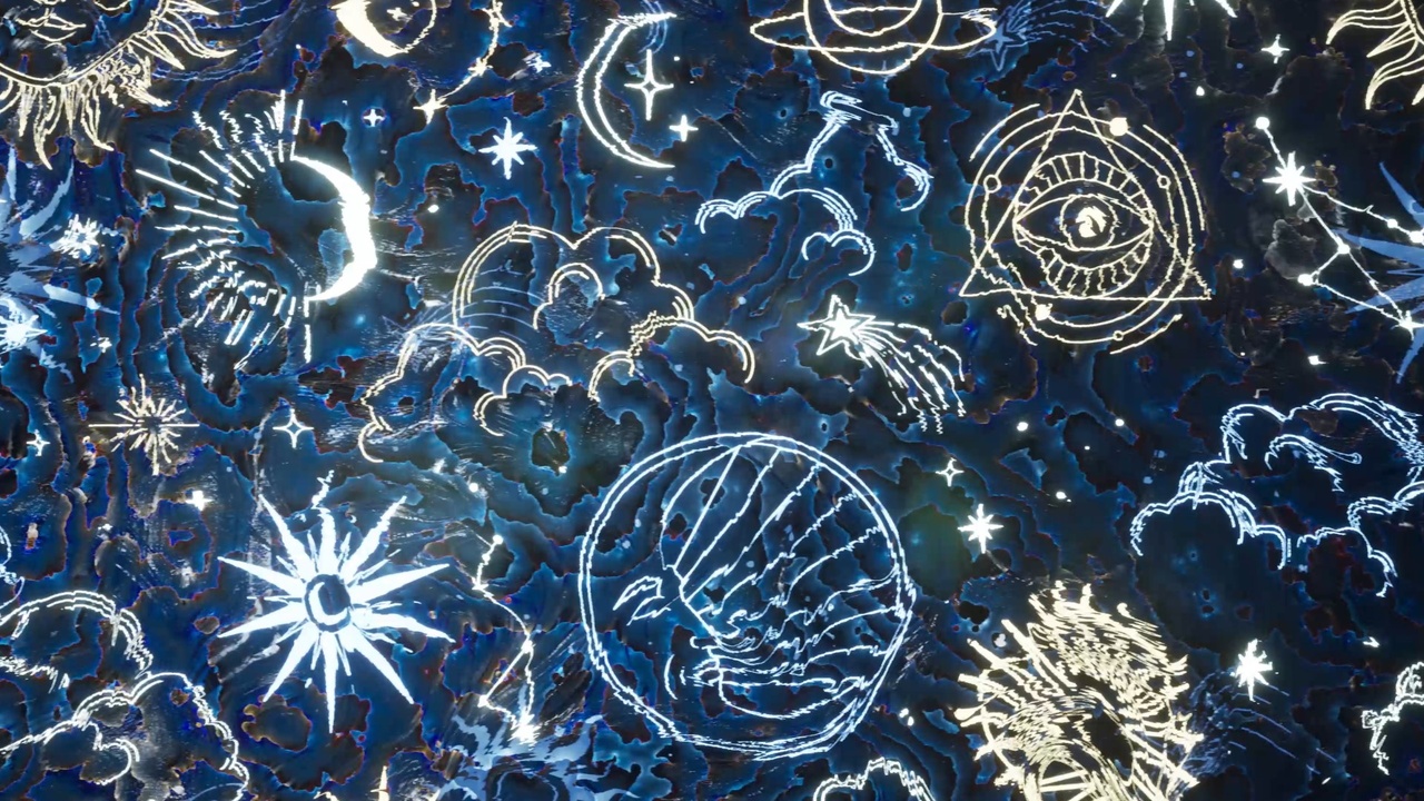 Media 1 for listing Mystical Space animated material Pack