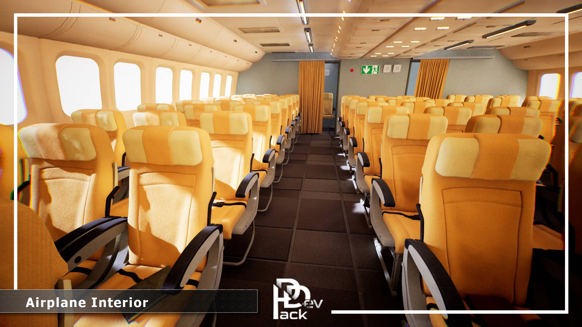 Airplane Interior / 36 Assets