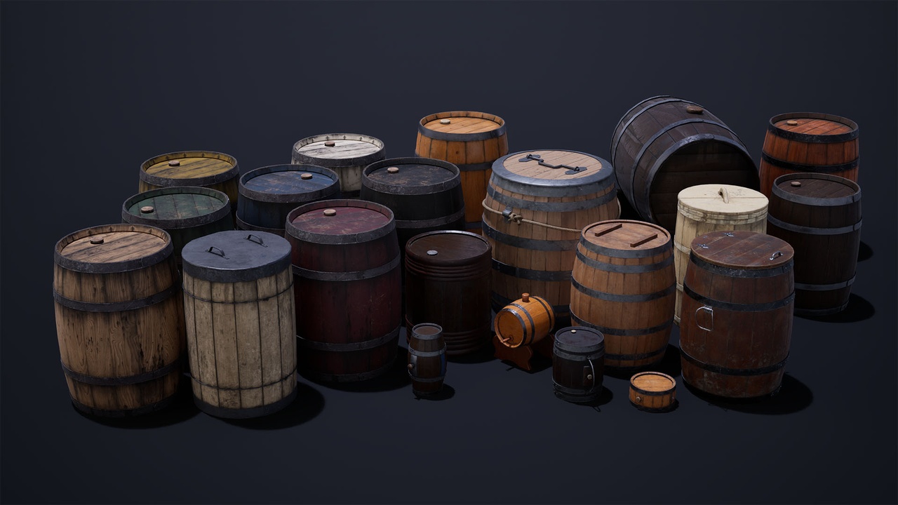Media 1 for listing Realistic Barrels Kit